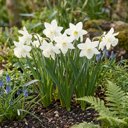 30x Narcissus Triandrus Thalia - Engelennarcis - Wit - Voorjaarsbloeier - Bolmaat 10/12