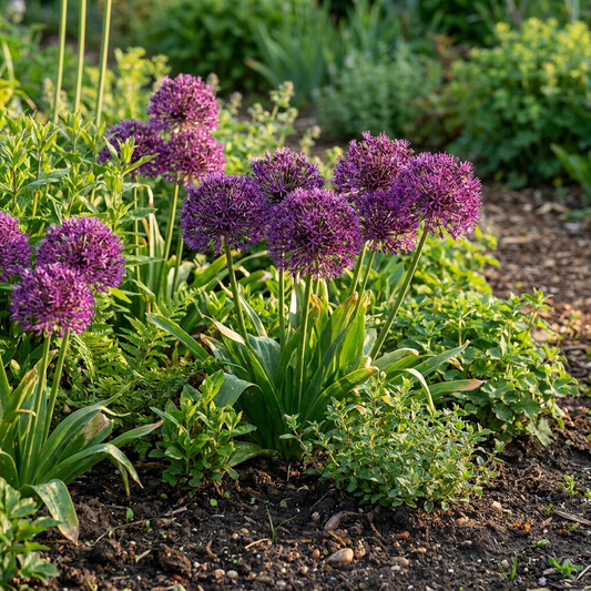 60x Allium Miami - Sierui - Paars - Zomerbloeier - Bolmaat 10/+