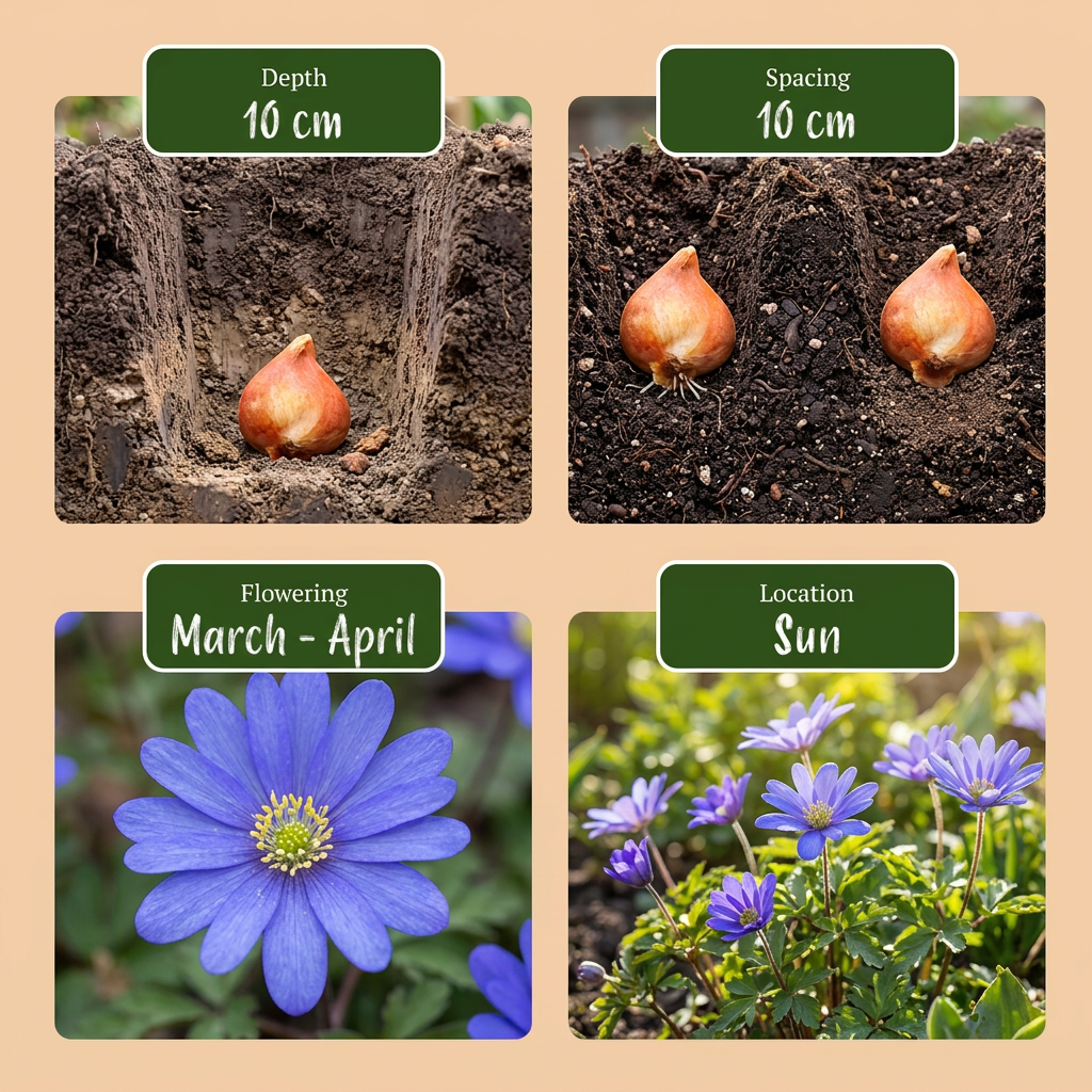 1000x Bulb Garden Blue - Blauwe bollentuinmix - Diversen - Zomerbloeier - Bolmaat 10/12