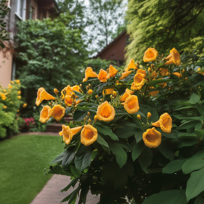 Trompetbloem - Campsis radicans Flave - 2 planten - Forestbloom