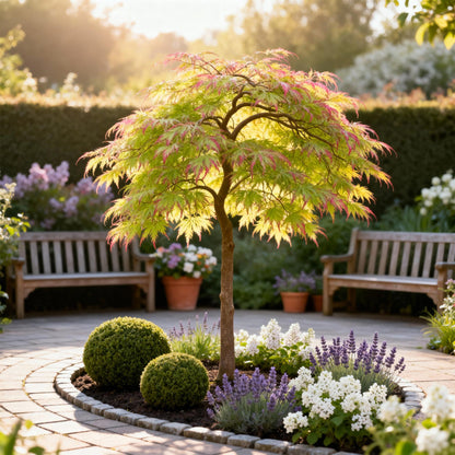 Tuinplant - Acer palmatum Little Princess - 3 Planten - Weinig Onderhoud - Forestbloom