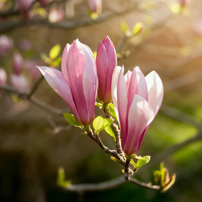 Tuinplant - Magnolia Ricki - 3 Planten - Weinig Onderhoud - Forestbloom