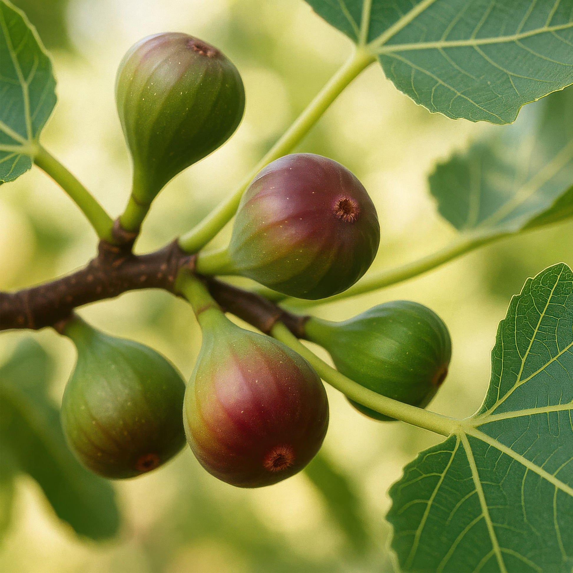 Vijgenboom - Ficus caria Little mis Figgy - Rode Vrucht - 2 planten - Forestbloom